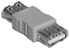 Female to Female USB Type A Passive Adapter