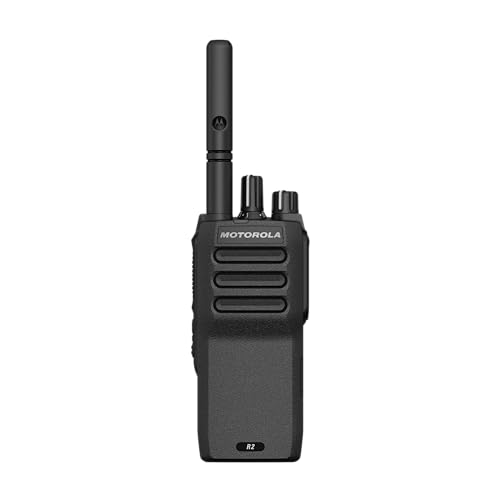 Motorola Solutions AAH11JDC9JA2AN Mototrbo R2 Non-Display Two-Way Radio, Analog/Digital, 5 Watts, VHF, 64 Channels
