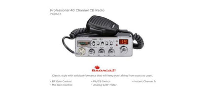 Uniden PC68LTX 40 Channel CB Radio RF