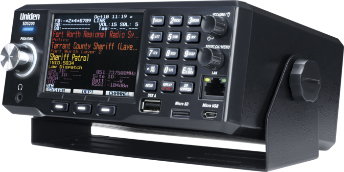 The Uniden SDS200 is Uniden's flagship digital police scanner