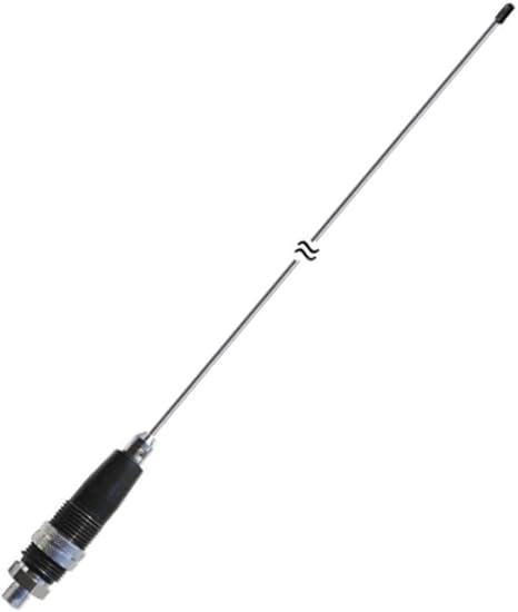 ProComm JBC4800 48-Inch Kwik Tune Antenna, 25 Watt Rated, Ring Tunable Base Loaded CB Antenna Pretuned to 27 MHz, Unique High Performance Design for Low SWR, Field Tunable