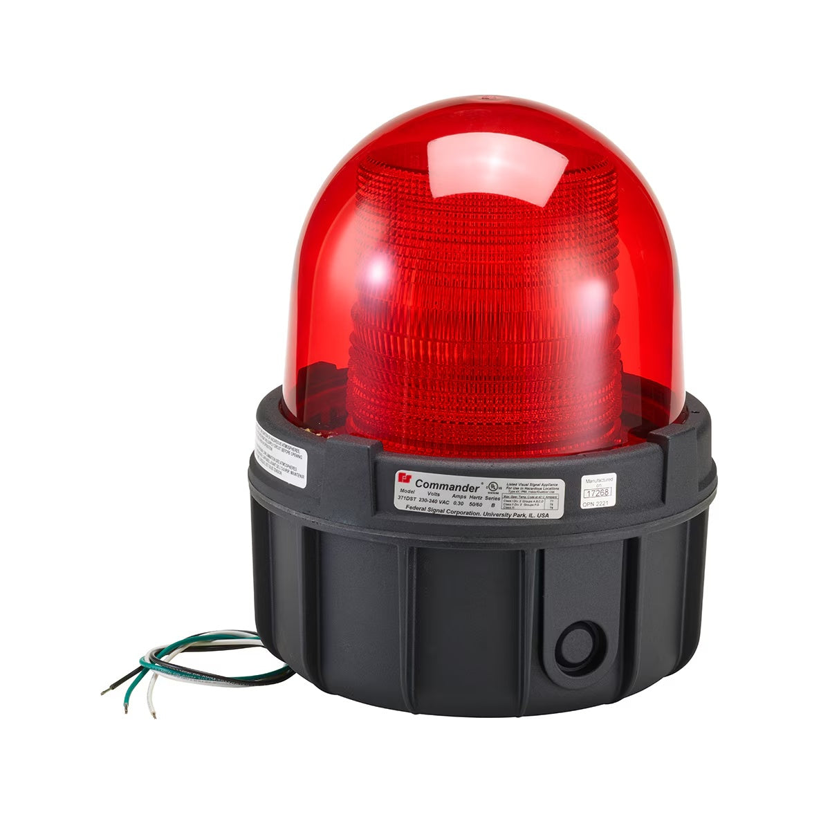 371DST-120R Commander® Double Strobe Hazardous Location Lights Red