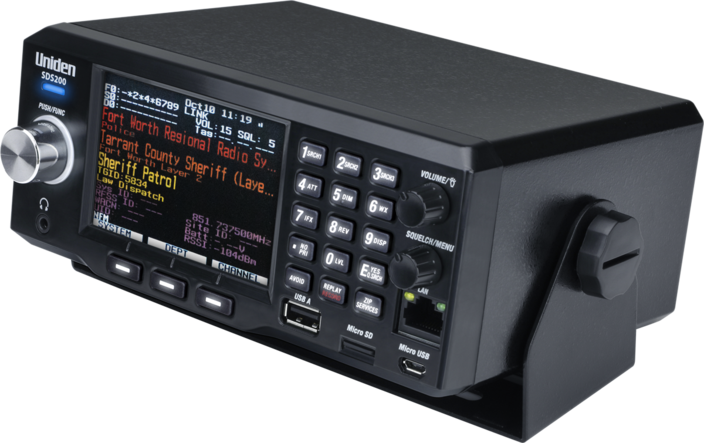 The Uniden SDS200 is Uniden's flagship digital police scanner