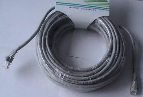 Cat5e 75 Ft Gray Cable W/boots