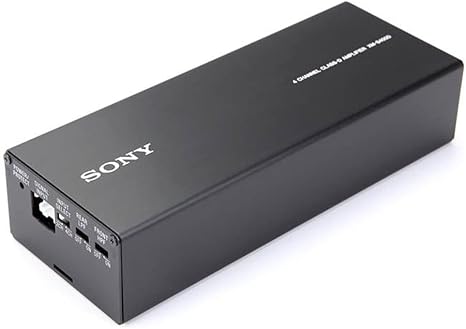 Sony XMS400D 4 Channel Micro Amplifier (Black)