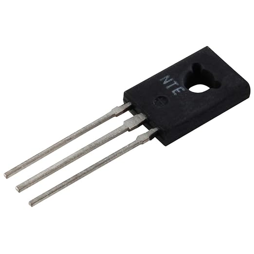 NTE Electronics NTE295 NPN Silicon Transistor, RF Power Output, Driver, TO126 Type Package, 75V, 1 Amp