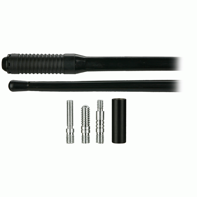 Universal Black Rubber Replacement Mast - 14 Inch