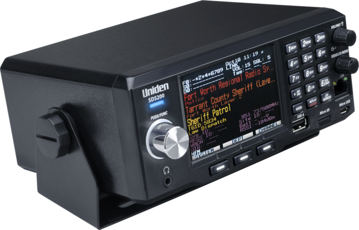 The Uniden SDS200 is Uniden's flagship digital police scanner