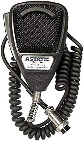 Astatic 636L4B Noise-Cancelling 4 Pin CB Microphone