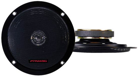 5.25'' 100 Watts Two-Way Dual Cone Speakers w/Built-In Grill (Pair)