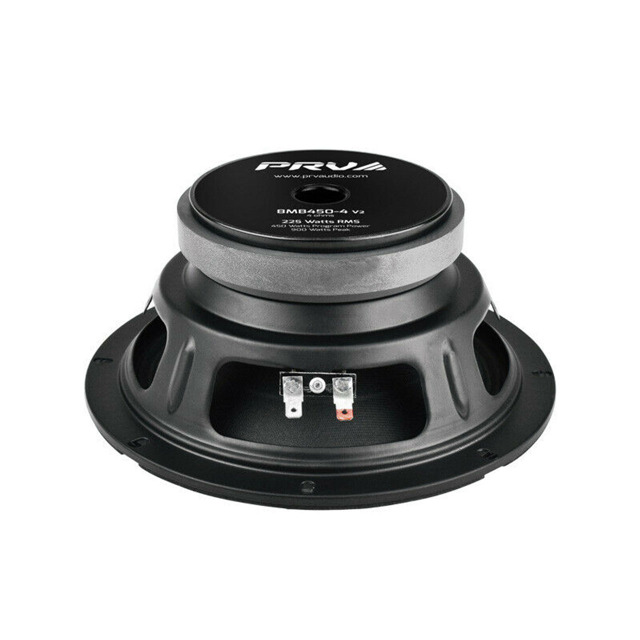 PRV Audio 8MB450-4 v2 8" Pro Midbass 450Watts Woofer 4-Ohm Car Audio Speaker