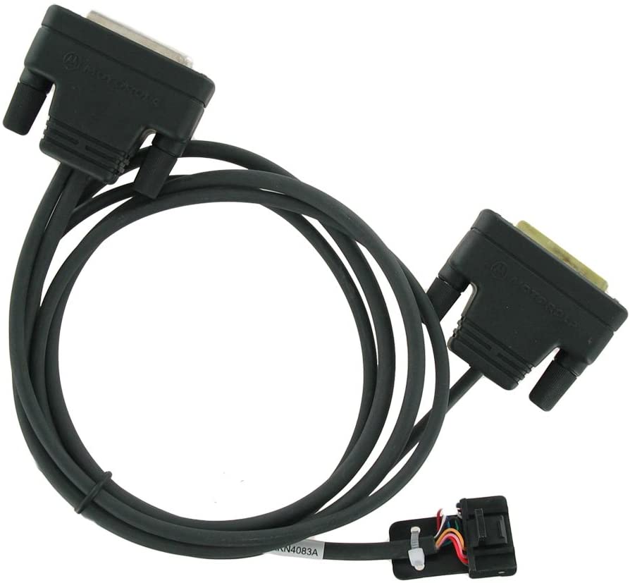 Motorola AARKN4083 Programming Cable (allows radio programming via rear accessory connector)