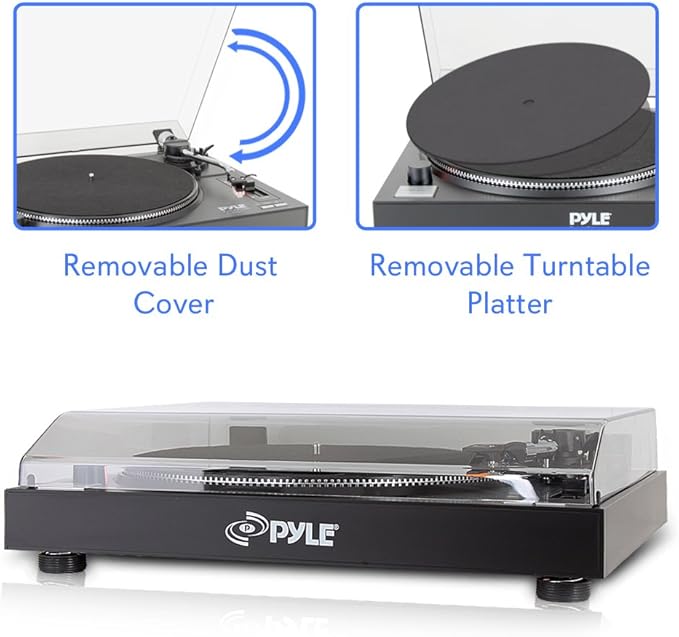 Belt Drive USB Turntable With Recording & Digital Software