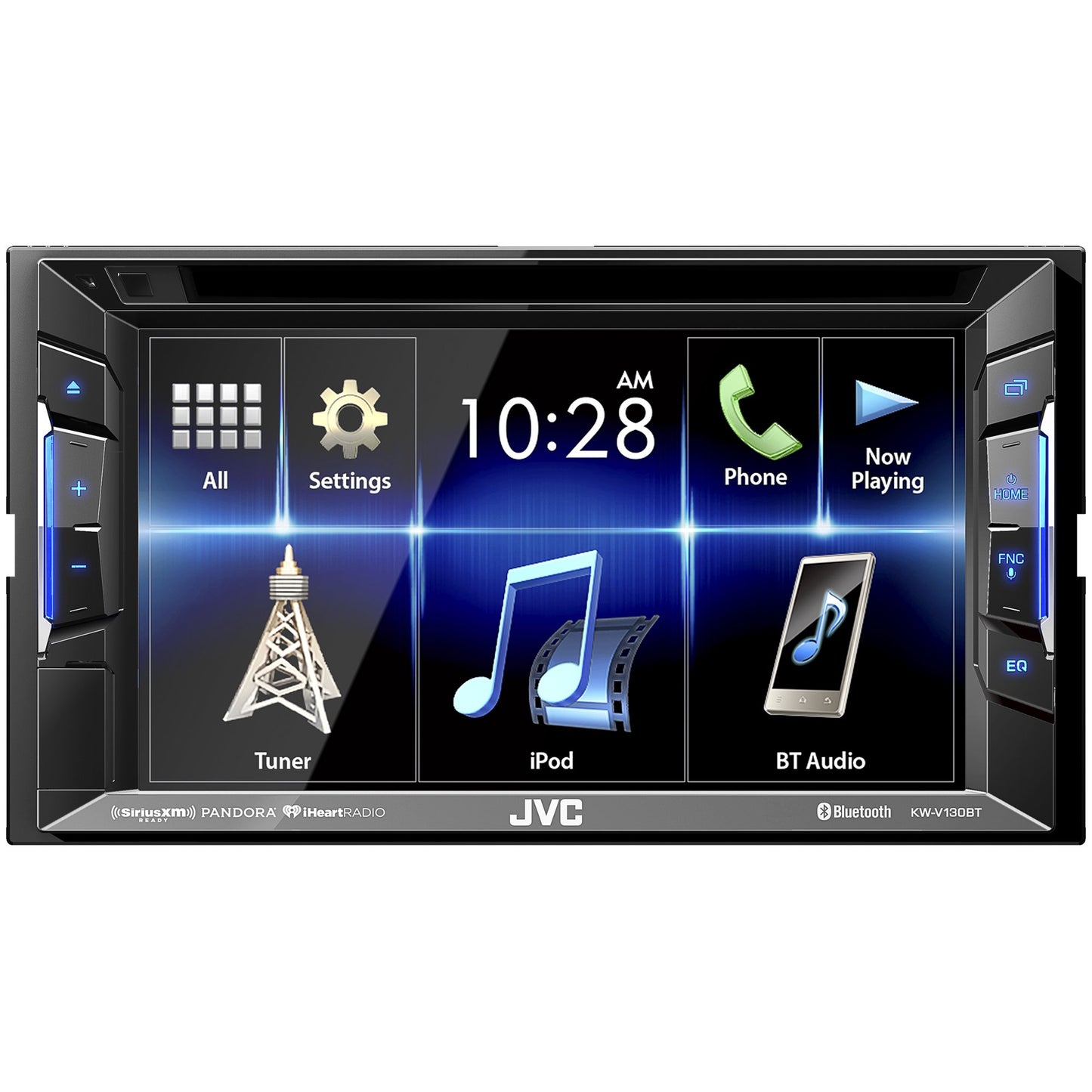 JVC KW-V130BT Double DIN Bluetooth In-Dash DVD/CD/AM/FM Car Stereo