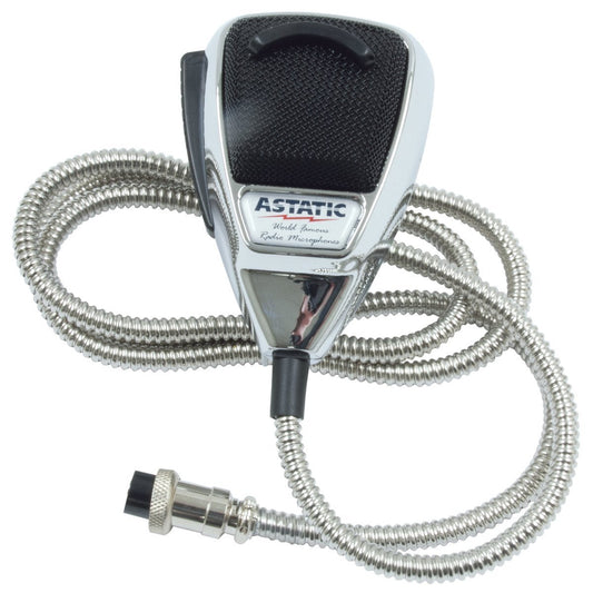 Astatic 636LC Chrome Noise Canceling Microphone