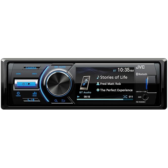 JVC - KD-X560BT - Digital Media Marine Bluetooth Receiver iPhone/Android/USB/AUX