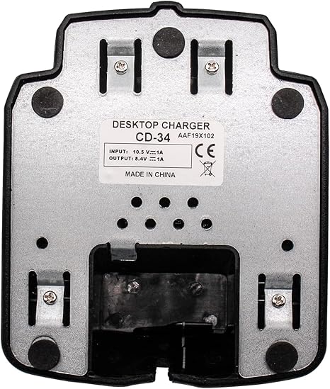 CD-34 VAC-300 Charger for Vertex Standard VX-350 VX-351 VX-354 VX-231 VX-230 VX231 VX350 VX351 VX354 Two Way Radio, FNB-V95LI FNB-V96LI FNB-V103LI FNB-V104LI Battery Charger