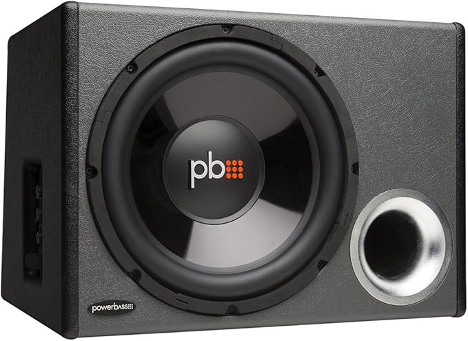 Powerbass Single 12" Amplified Bass Enclosure (RTA-112)