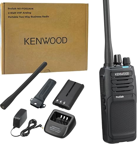 Kenwood NX-P1202AVK Two Way Radio, VHF, 2W, 16 Ch, Analog
