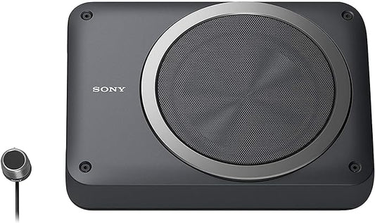 Sony XS-AW8 8-Inch Powered Under Seat Sub woofer with Wired Remote Control (XSAW8)