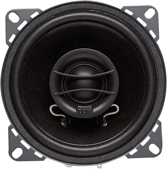 Powerbass S-4002 - 4" 2-Way Coaxial Car Speakers 210W Total Power