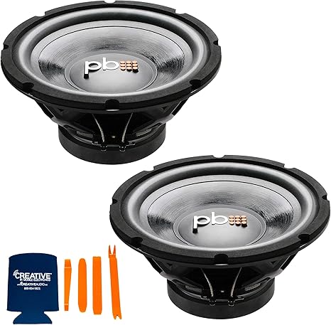 PowerBass Two PS-12 PS Series 12" 4-Ohm Subwoofers