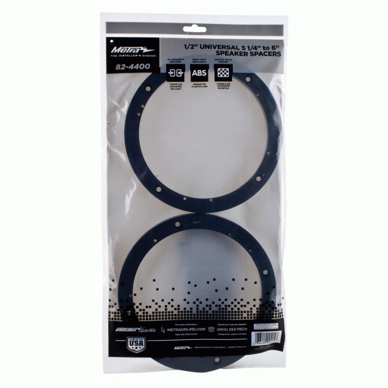 Metra Universal Plastic Spacer Rings - 1/2 in