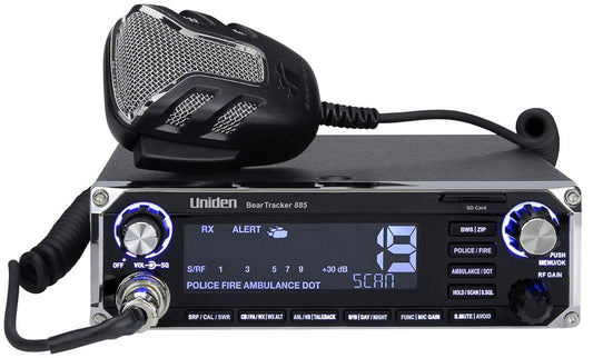 Uniden BearTracker 885 CB Radio+Digital Scanner