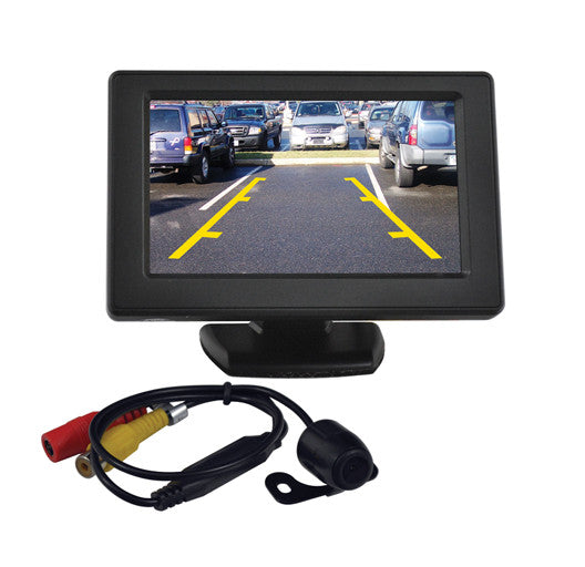 Tview RV43C TFT-LCD Video Rear View Mirror Monitor with Backup Camera