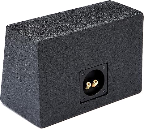 American Sound Connection Universal 6x9 Full Range Wedge Angle Speaker Box Enclosure Pair - Rhino Coated