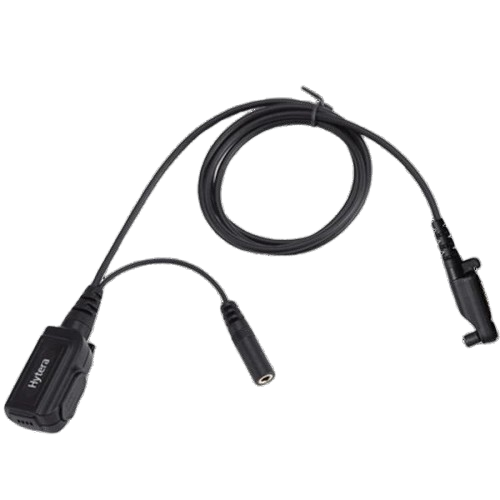 Hytera ACN-01  PTT & MIC Cable Only (for use with Receive-Only Earpiece) PD7, PD9 & PT5