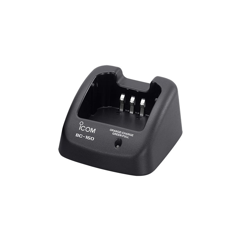 ICOM-BC123SA - Straight-angle AC adapter for rapid chargers; 100-240V with US style plug