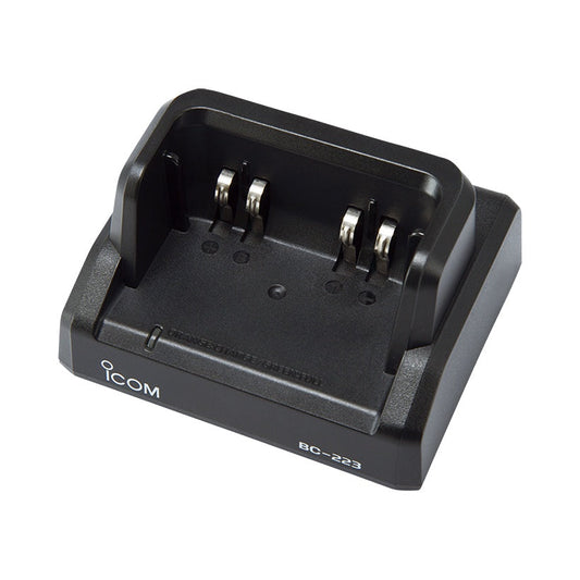 ICOM-BC123SA - Straight-angle AC adapter for rapid chargers; 100-240V with US style plug