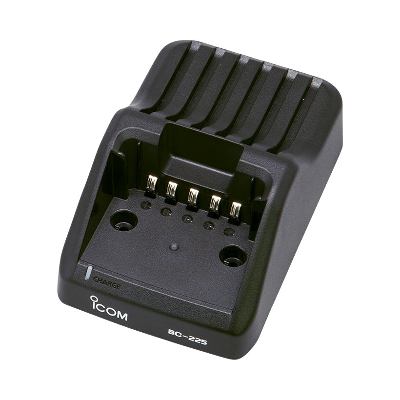 ICOM-BC123SA - Straight-angle AC adapter for rapid chargers; 100-240V with US style plug