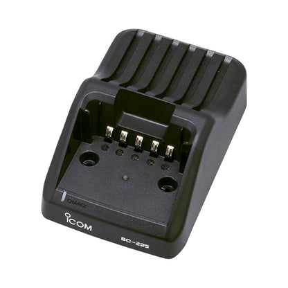 ICOM-BC123SA - Straight-angle AC adapter for rapid chargers; 100-240V with US style plug