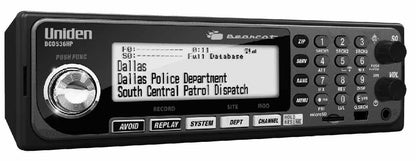 Uniden BCD536HP HomePatrol Series Digital Phase 2 Base/Mobile Scanner