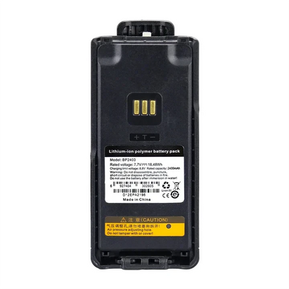 Hytera BP2403 Lithium Polymer Battery for HP7, 2400mAh, IP68