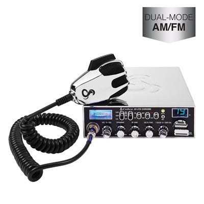 Cobra CCBP29LTCHLTD Chrome Professional CB Radio BLK / SLVR