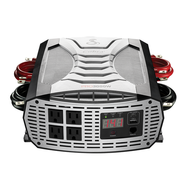 Cobra CPI3000W Professional Grade 3000 Watt Power Inverter (Includes Remote Controller)