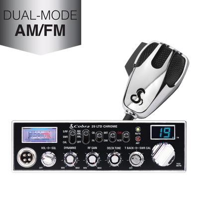 Cobra 29 LTD Chrome CB AM/FM Radio
