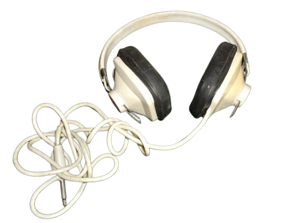 Kenwood HS4 8 Ohm White Headphones For Radio Communication