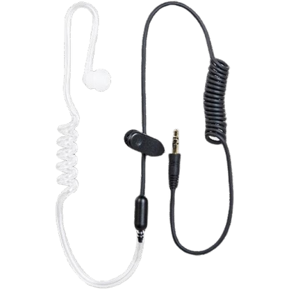 Hytera EA-01 Receive-Only Earpiece with Transparent Acoustic Tube used with ACN-01 ACN-02P ACM-01 ACS-01 ACN-05