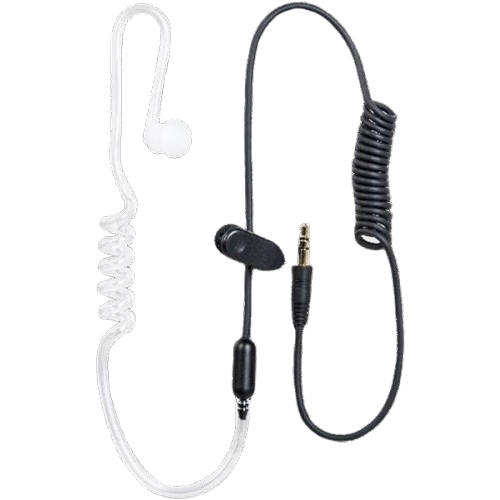 Hytera EA-01 Receive-Only Earpiece with Transparent Acoustic Tube used with ACN-01 ACN-02P ACM-01 ACS-01 ACN-05