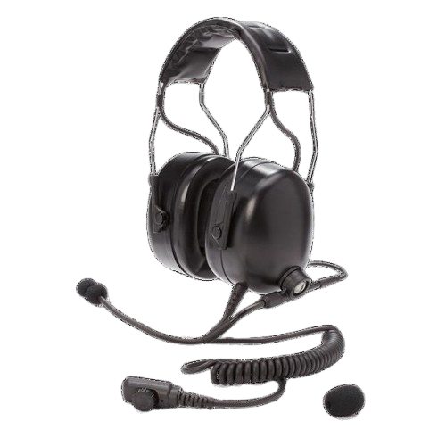 Hytera ECN18 Noise Cancellation Headset, directly attached to radio (Special Order)