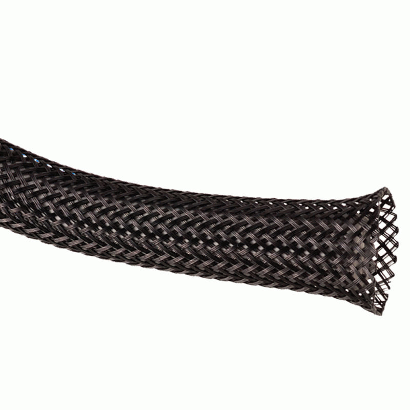 3/8in Expandable Sleeving Black - 125 Feet