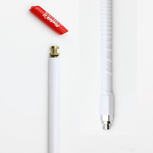 FIRESTIK TUNEABLE TIP FIBERGLASS ANTENNA 4' WHITE (FS4W)