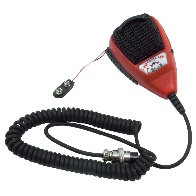 Astatic RD104E Road Devil amplified 4-pin CB microphone.