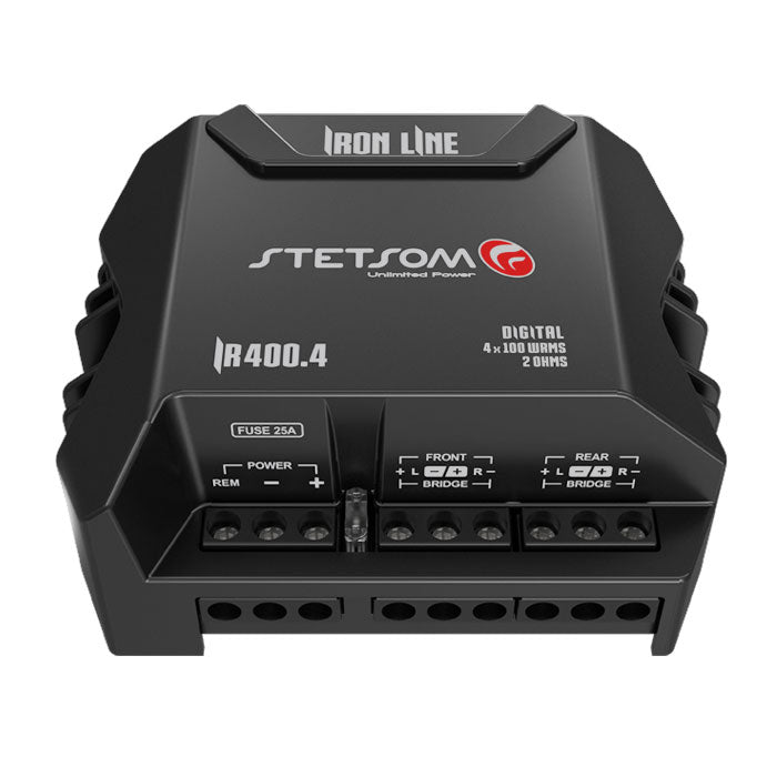 Stetsom IR 400.4 Compact Digital Multi Channel Amplifier 4 Channels 400 W Full Range