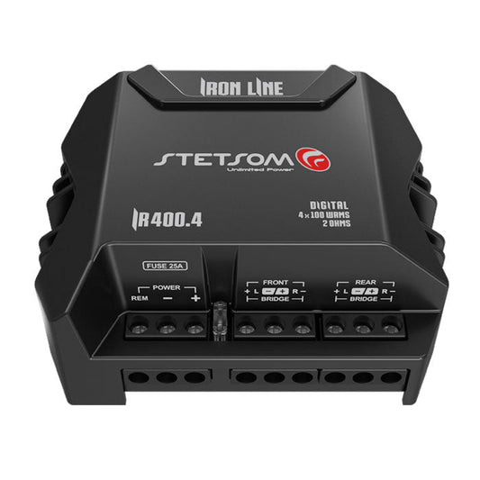 Stetsom IR 400.4 Compact Digital Multi Channel Amplifier 4 Channels 400 W Full Range