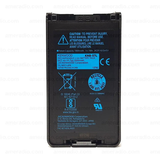 Kenwood KNB-57LAM 2000mAh Li-Ion Battery Pack KNB-57L